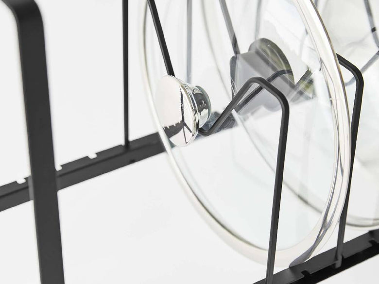 タワーのシンク下用2段鍋蓋＆フライパン収納ラック 鋼製