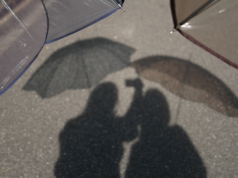 ビコーズ製クリアアンブレラの画像