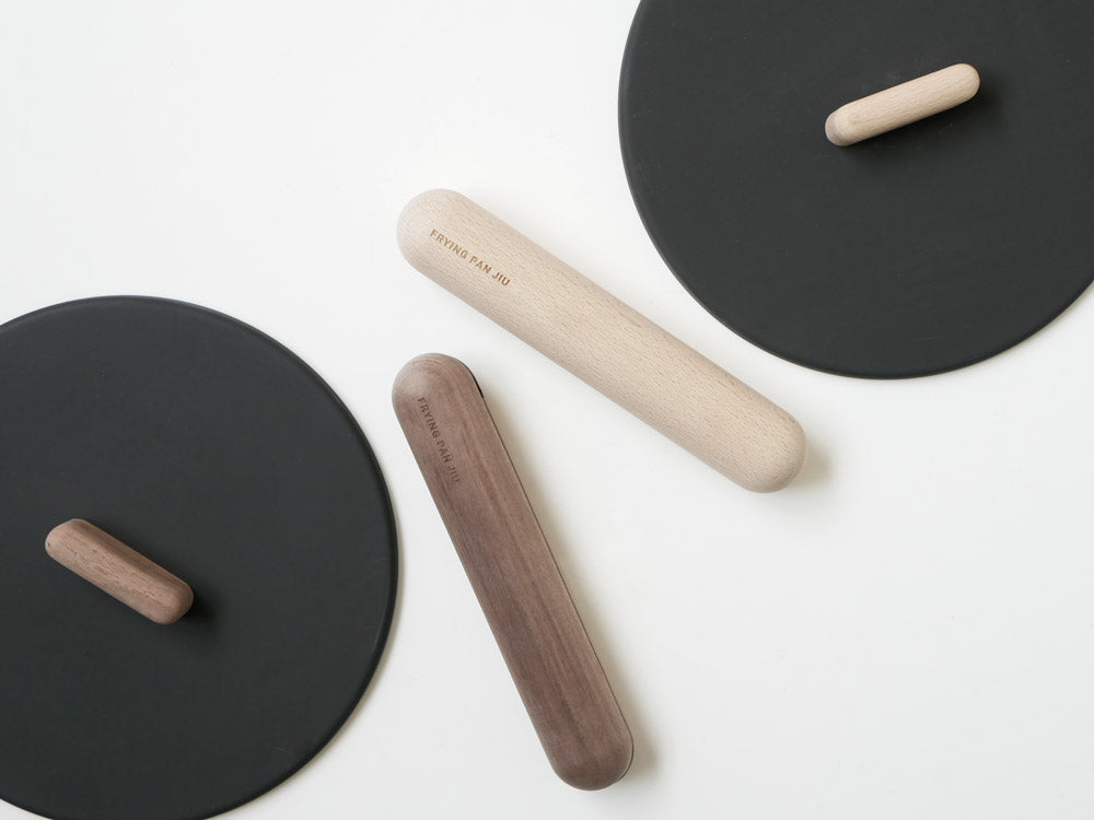 藤田金属製フライパン用天然木ハンドルセット