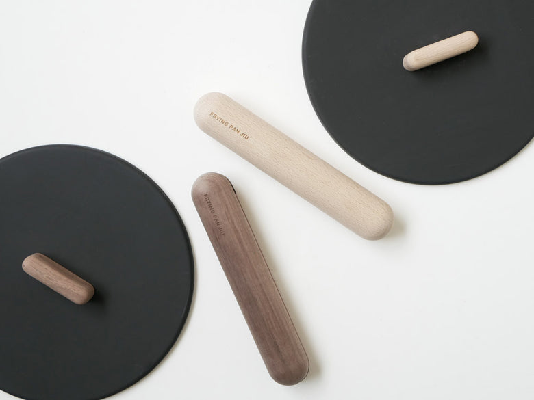 藤田金属製フライパン用天然木ハンドルセット