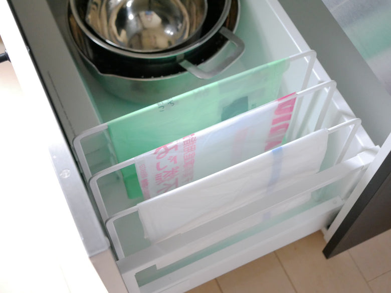 YAMAZAKI製タワー型布巾ハンガー スチール製