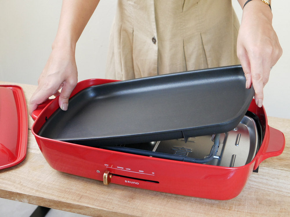 BRUNOグランデホットプレート本体と付属プレート