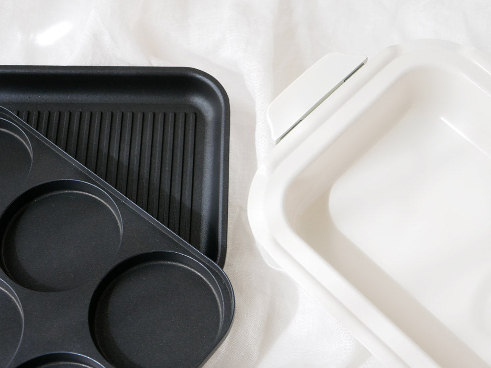 BRUNOのマルチプレートとセラミック鍋のコンパクトホットプレート