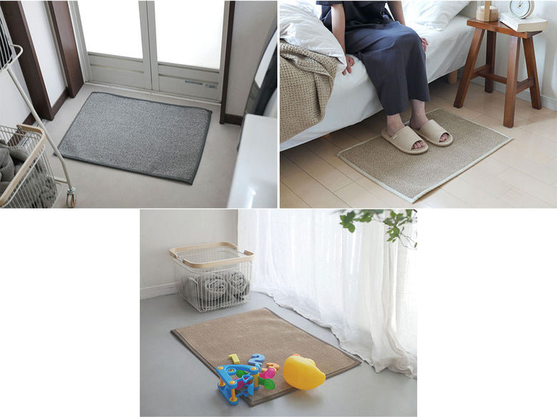 ささ和紙100％の日本製バスマット