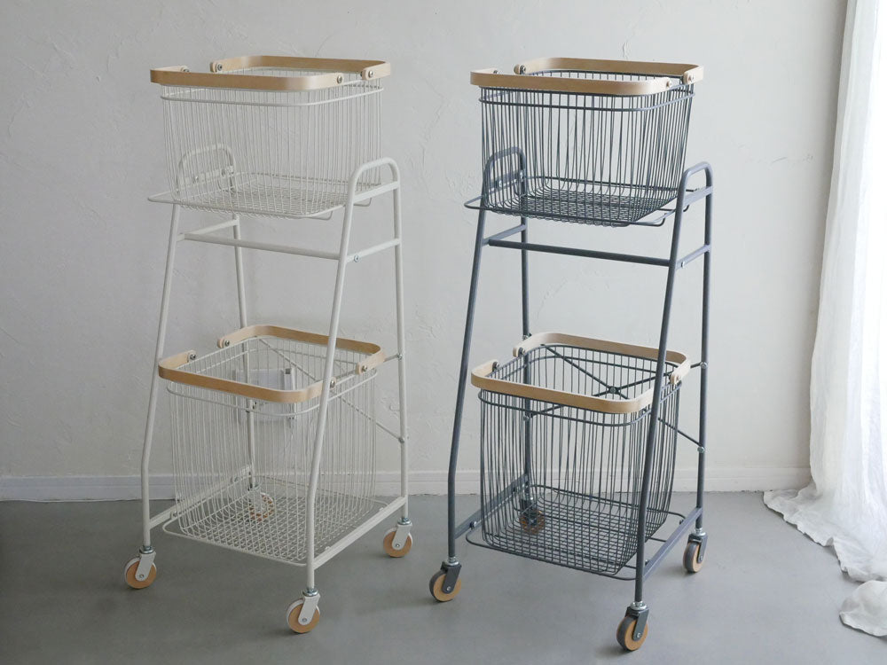 マッシュ製リヴキャリーバスケットワゴン S