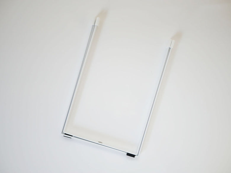 YAMAZAKIの銀色スチール製ポリ袋エコホルダー、オフィス用に適したステーショナリーアイテム