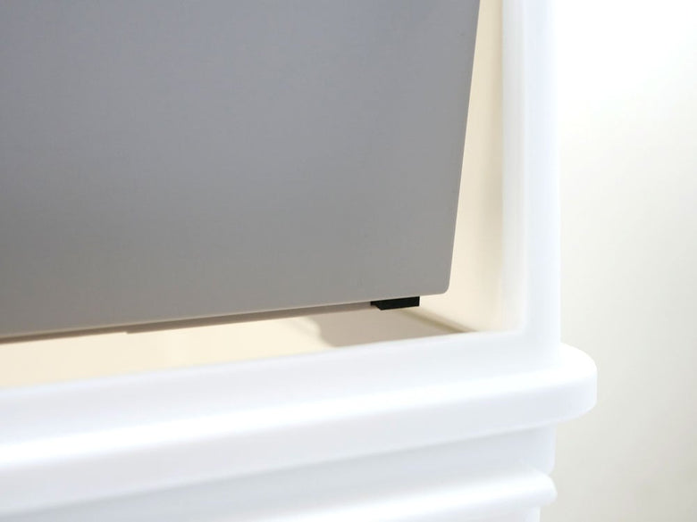 like-itライクイット 白色フロントオープントラッシュビン