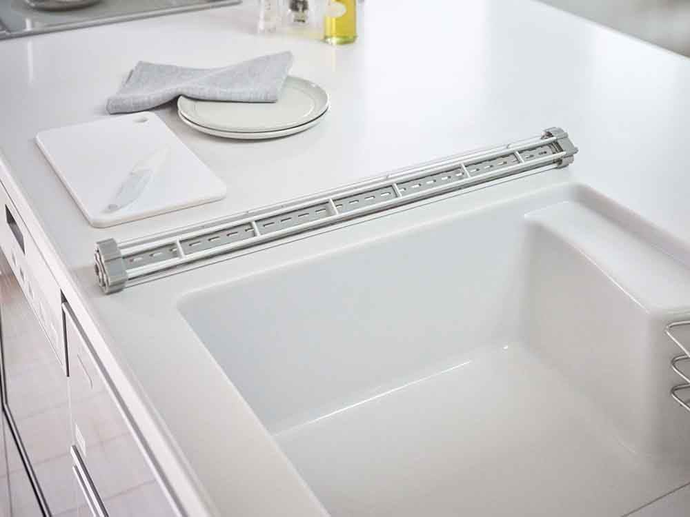 Plate製折りたたみ水切りシリコントレー付き