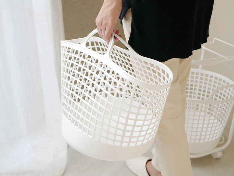 like-itブランドの2段ランドリーバスケット