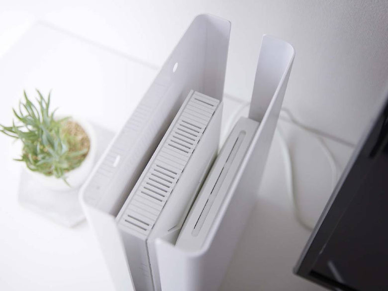 スマートブランドの黒い重ねられるルーター収納ケース