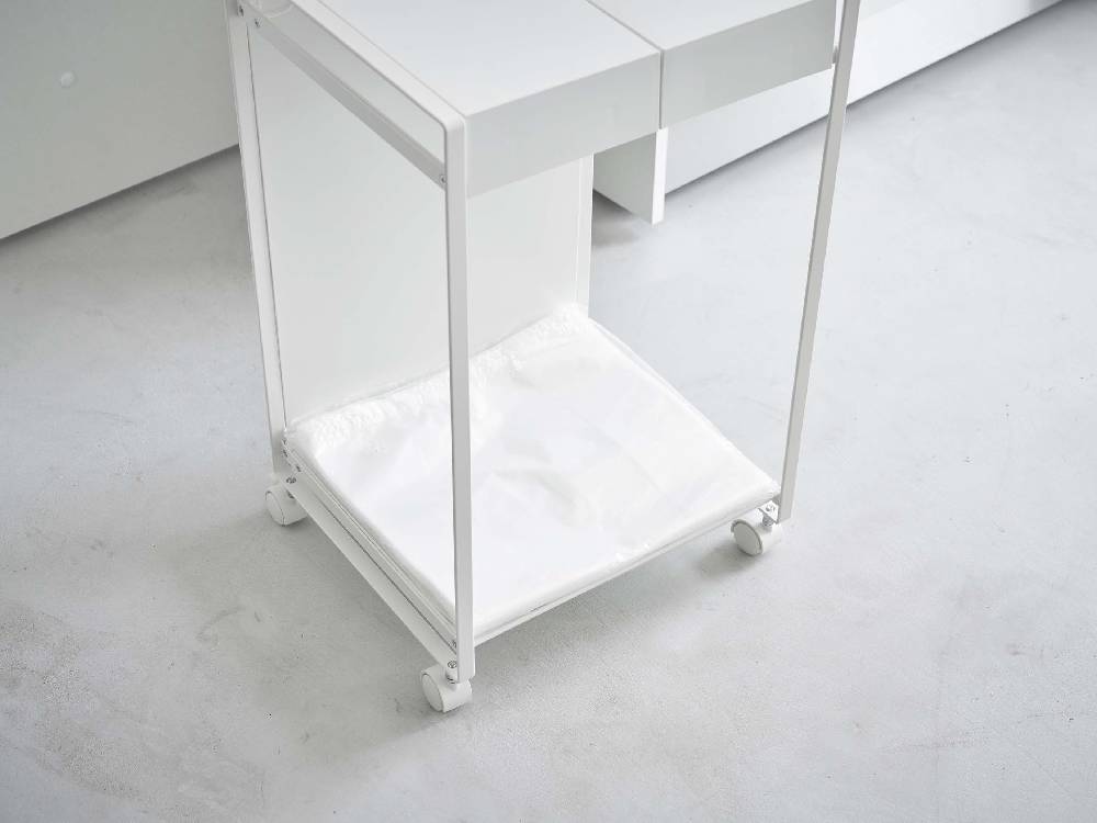 towerタワーの蓋付き分別ダストワゴン