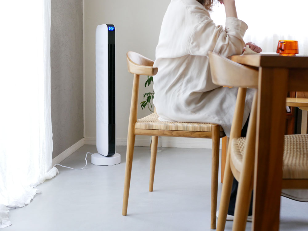 THREEUPのスリムタワーファン