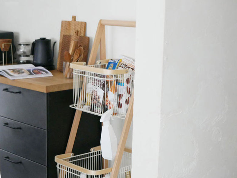 Mashリヴ キャリーバスケットワゴンLの画像