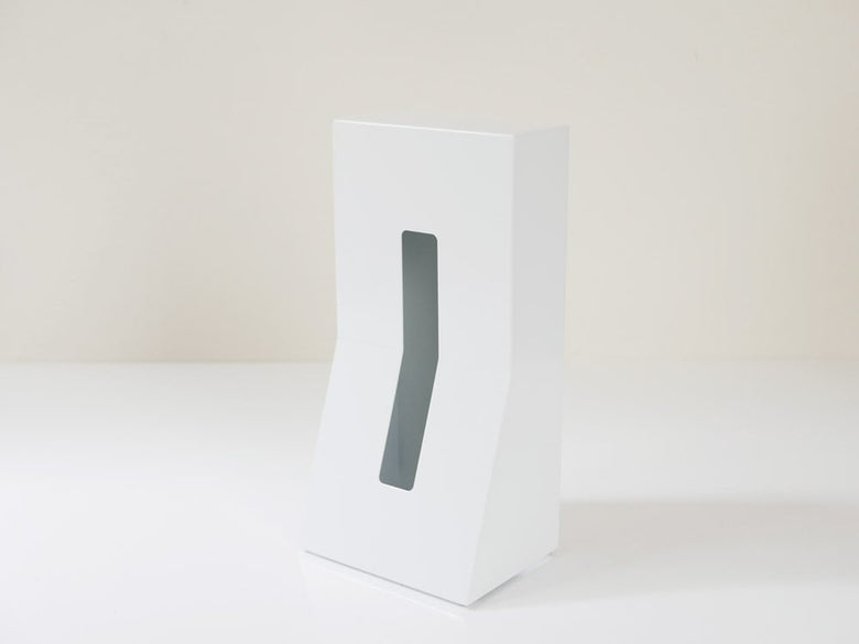 デュエンデのデザイン縦置きティッシュスタンド