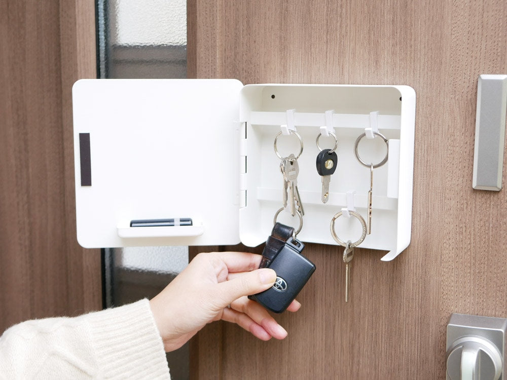 タワーリンの2段マグネットキーフック