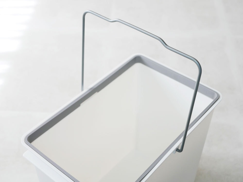 ライクイット フロントオープントラッシュビン ホワイト