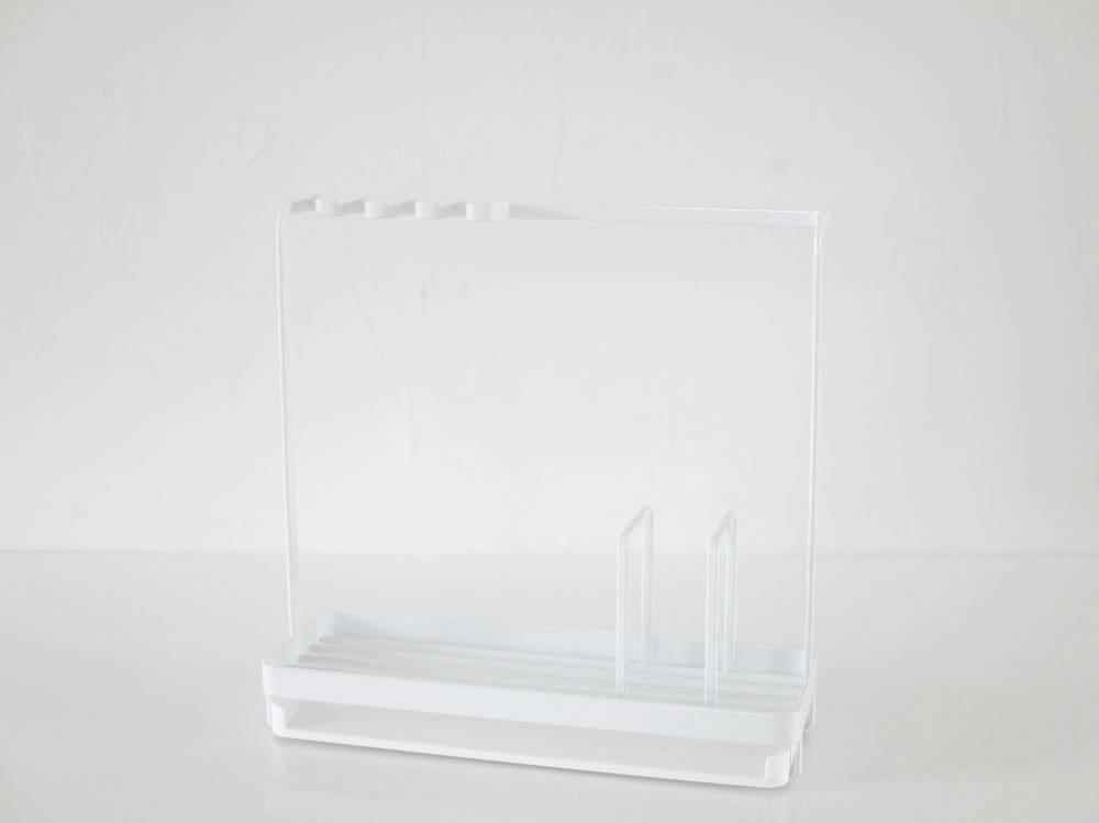 タワー製透明プラスチックのスポンジ＆クリーニングスタンド