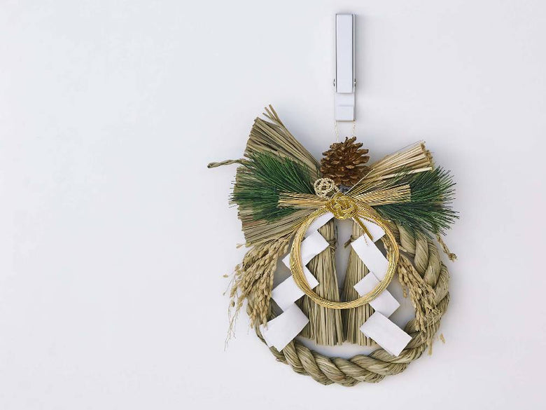 黒色のtower風鈴＆しめ縄ホルダー