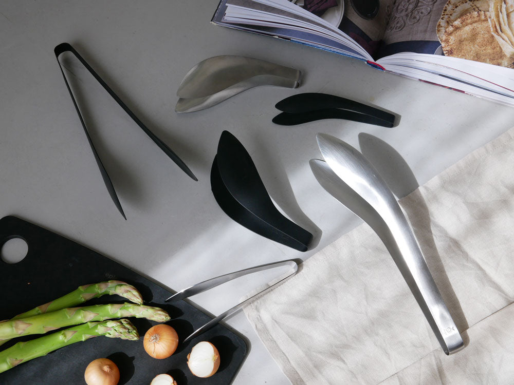 AUXのステンレス製もりつけトング