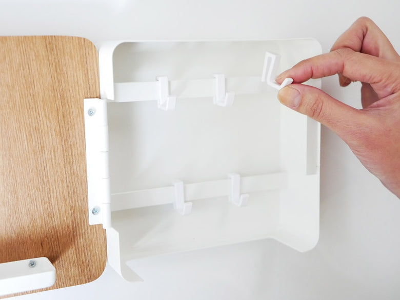 山崎の2段マグネットキーフック