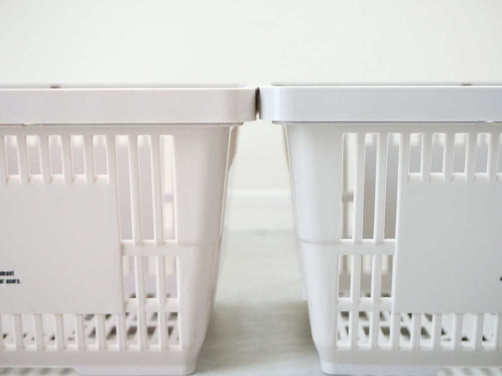 アデペシュのプラスチック製ストッケージバスケット