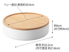 RINの蓋付き収納ケースとキッチン用品