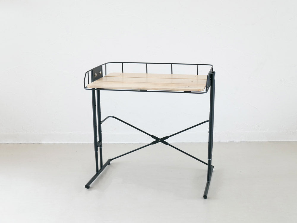 マイクロウェーブラックの折りたたみ式書斎デスク