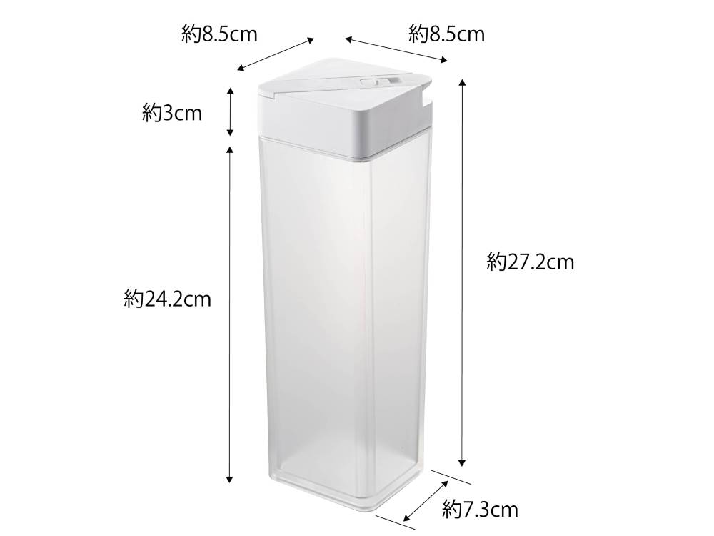 黒色のtower倒して置ける冷水筒