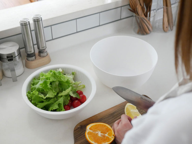 ライクイットの米とぎ用ザルとボウルセット