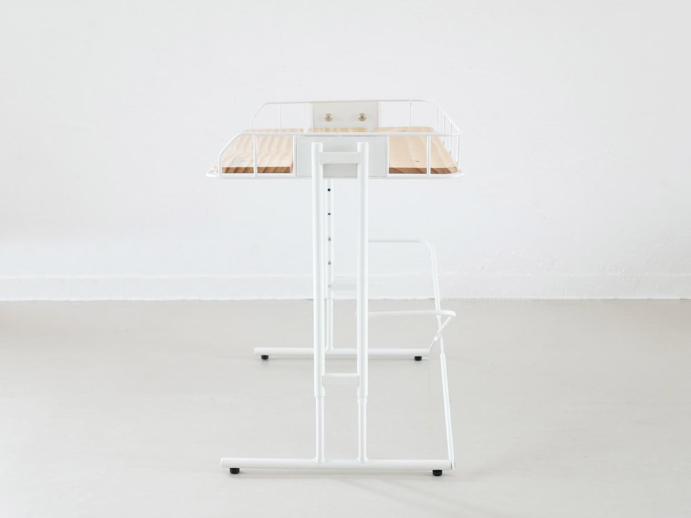 ビーワイケージのマイクロウェーブラック木製棚