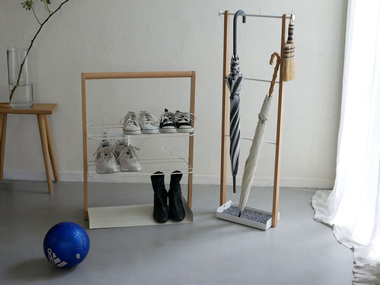 Mashリヴの天然木製アンブレラハンガー