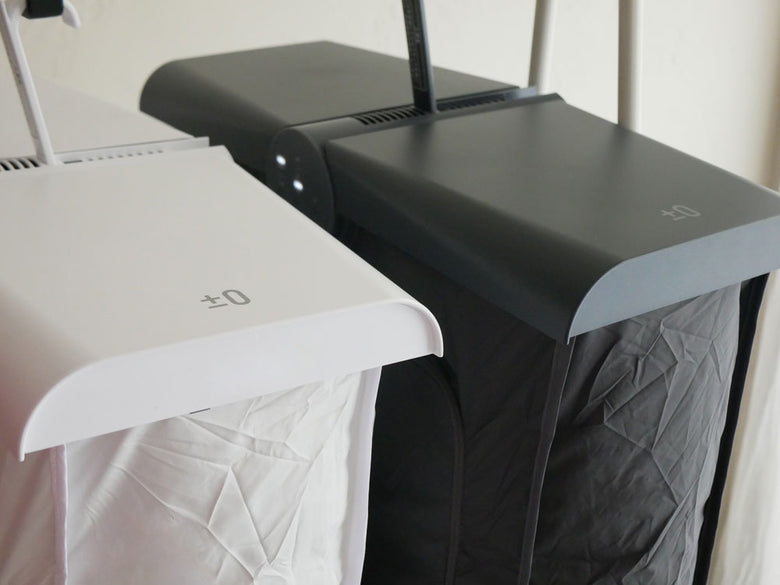 ±０ブランドのコンパクト衣類乾燥機