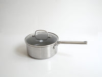 ソースパンガラス蓋付き 18cm