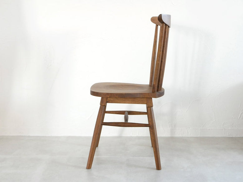 アデペシュmodageウィンドー椅子、オーク無垢材