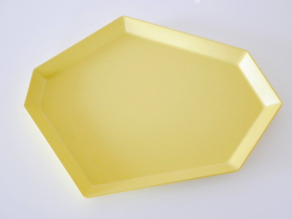 黄色のideacoシマモリプレート
