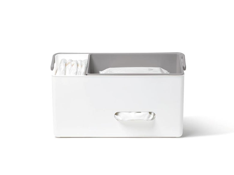 ライクイットの銀色プラスチックオーガナイザーボックス