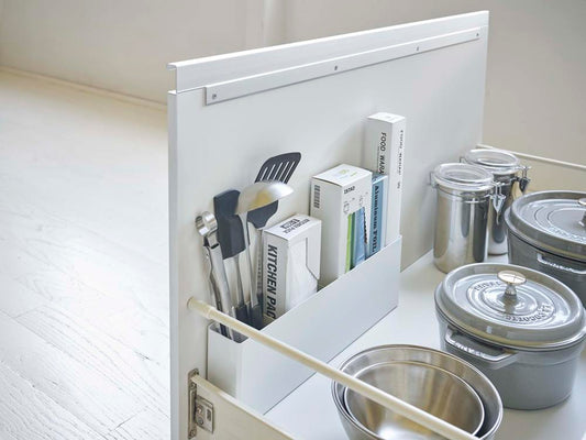 シンク下用仕切り付きタワーワイドラック