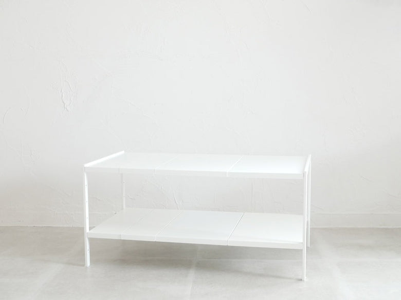 YAMAZAKI towerの2段伸縮シンク下ラック