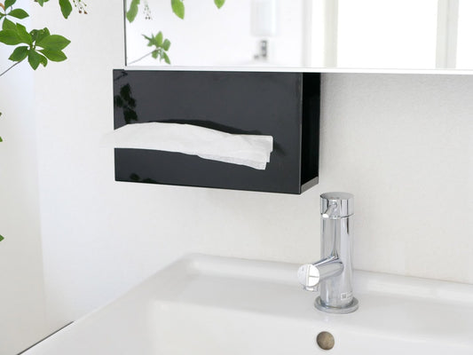 タワー製洗面戸棚下ペーパーボックスホルダー