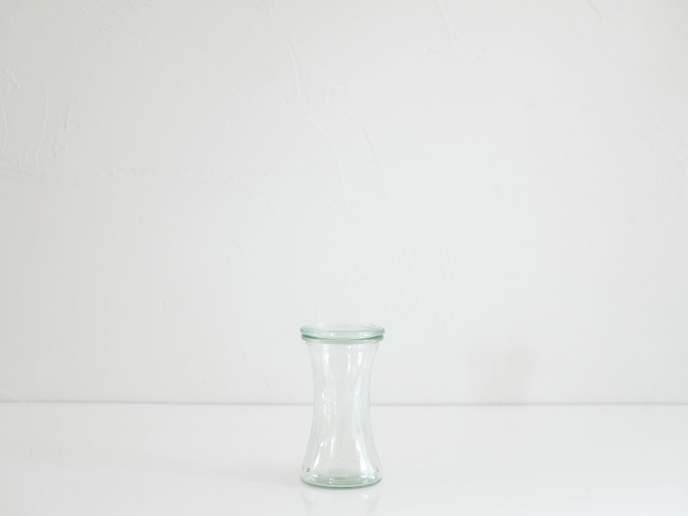 WECKデリカテッセンの透明ソーダ石灰ガラス製キャニスター