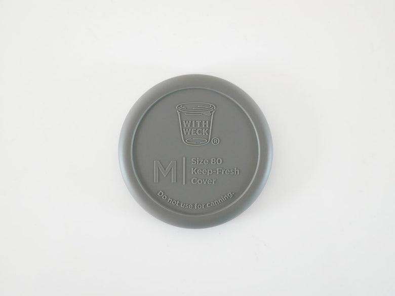 WITH WECK製シリコンキャップ、シルバーラベル付き