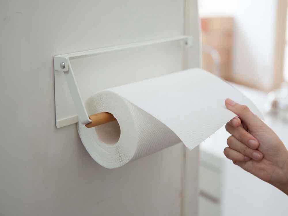 タワー・トスカ片手カットマグネットキッチンペーパーホルダー