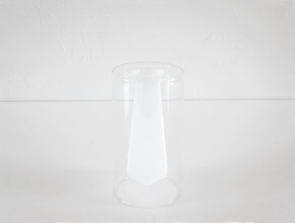 POSH LIVINGの透明な円柱形ガラス製フロートベース