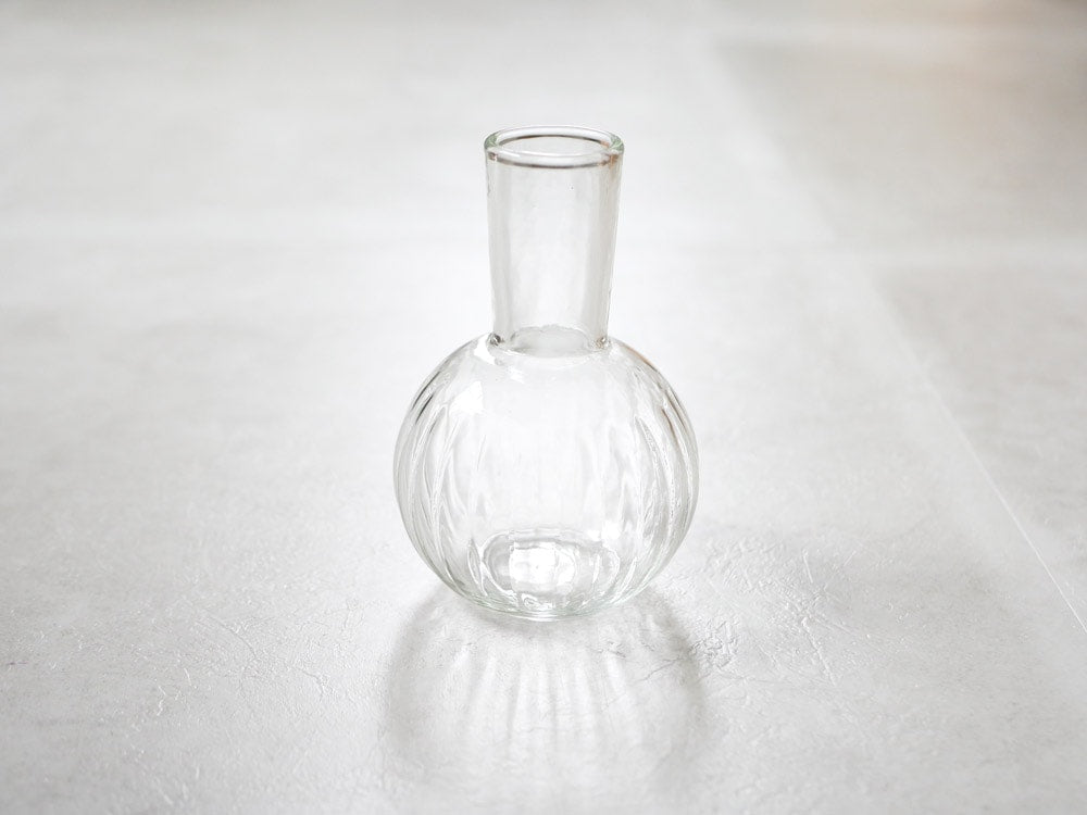 ホーンプリーズ製リューズガラスクーレラインフラワーベース