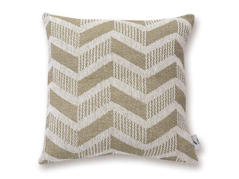 三角形パターンのナチュラル素材クッションカバー