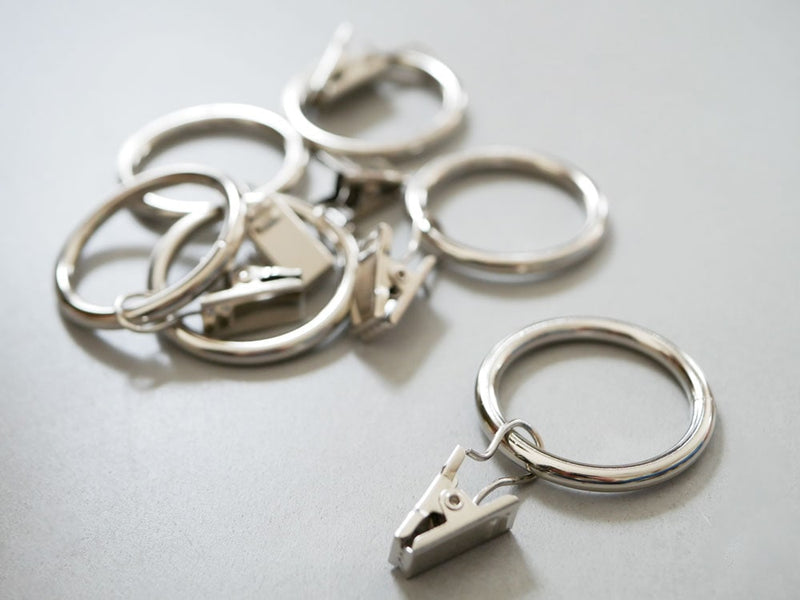 POSH LIVING製アイアンカーテンクリップ6個セット