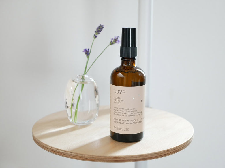 FARIBOLES バランシングルームミスト100mlガラスボトル