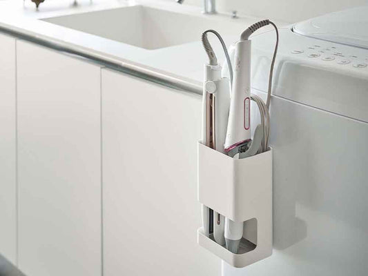 マグネット仕切り付きヘアーアイロンホルダー