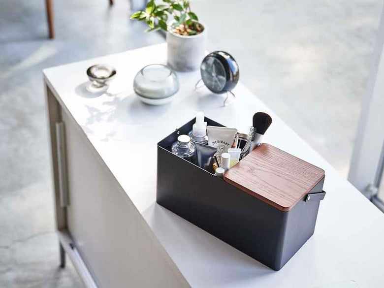 YAMAZAKIタワー製スチールメイクボックス