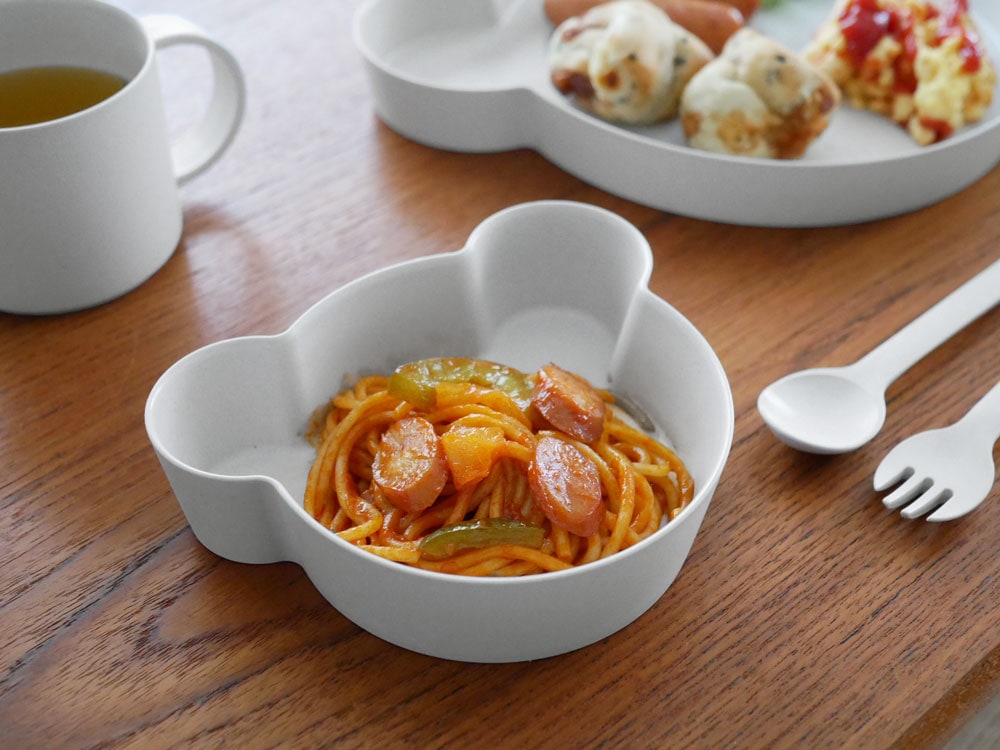 熊の形をしたタック ビオキッズディッシュボウル